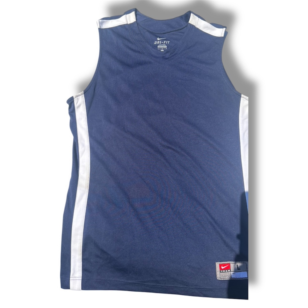 Nike Dri-FIT Team Jersey Navy and White